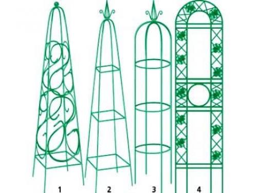 Садовая шпалера своими руками из металла. Металлические и пластиковые шпалеры