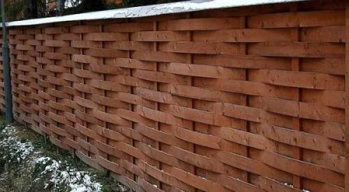 Забор из прутьев и ветвей. Из чего делают плетеный забор