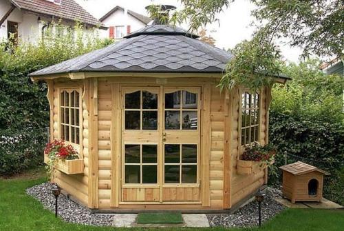 Самостоятельная постройка дачной круглой беседки. Типы беседок на даче