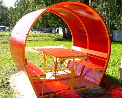 Как сделать беседку из подручных материалов своими руками. Виды подручных материалов для строительства беседки