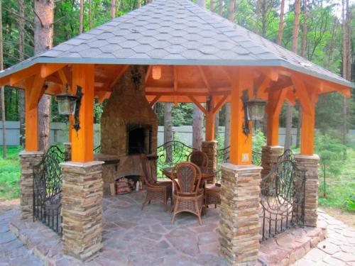 Беседка для дачи своими руками из подручных материалов. Металлические беседки для отдыха 22 Беседка для дачи своими руками из подручных материалов. Металлические беседки для отдыха 22