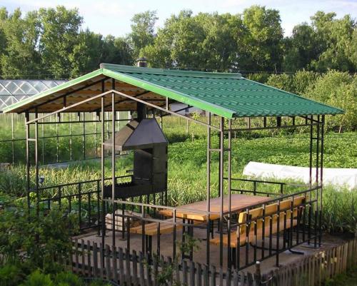 Беседка для дачи своими руками из подручных материалов. Металлические беседки для отдыха 19 Беседка для дачи своими руками из подручных материалов. Металлические беседки для отдыха 19