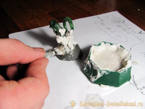 Как делать украшения из металла. Гипсовая форма