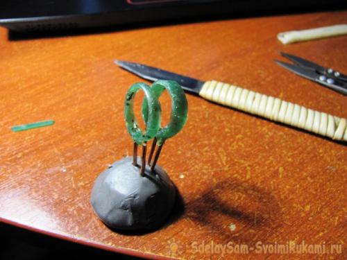 Как делать украшения из металла. Гипсовая форма