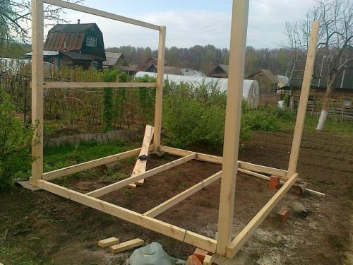 Как недорого сделать беседку своими руками. Фундамент (пол) для беседки