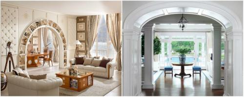 Интересные арки из гипсокартона. Арки из гипсокартона в дизайне интерьера