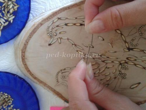 Панно на срезе дерева своими руками 06 Панно на срезе дерева своими руками 06