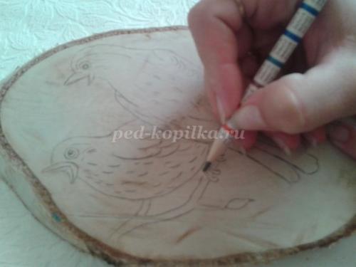 Панно на срезе дерева своими руками 03 Панно на срезе дерева своими руками 03