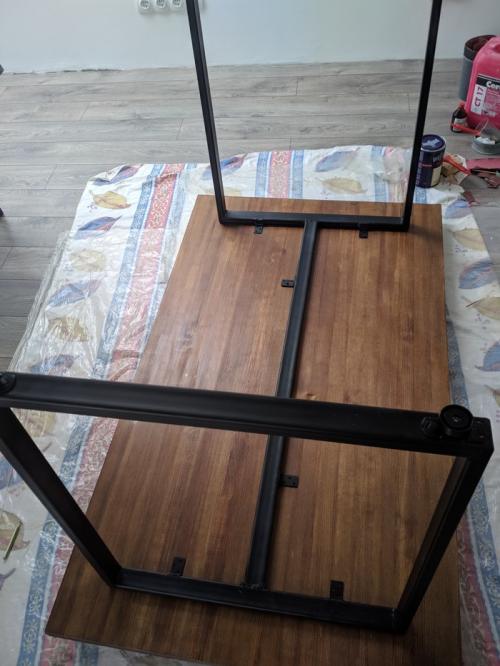 Стол из металла и дерева своими руками. Стол на кухню своими руками