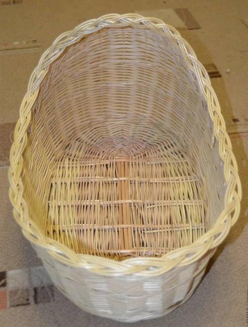 Красивые корзинки из газетных трубочек. Корзинка с овальным дном пошагово