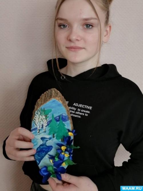 Поделки из спилов дерева для детей. Поделки из спилов