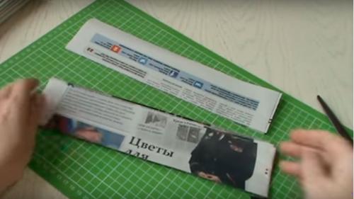 Как сделать газетные трубочки для начинающих. Материалы и инструменты 07 Как сделать газетные трубочки для начинающих. Материалы и инструменты 07