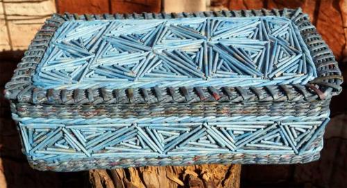 Плетение из газетных трубочек образцы. Плетение из газетных трубочек: схемы плетения и мастер-класс по созданию стильных вещей (90 фото)