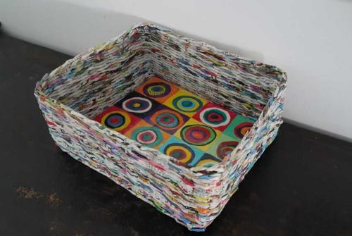 Плетение из газетных трубочек образцы. Плетение из газетных трубочек: схемы плетения и мастер-класс по созданию стильных вещей (90 фото)