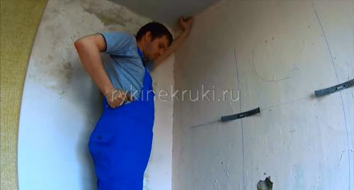 Как крепить профиль к неровной стене. Уро. Как крепить профиль для гипсокартона к стене (каркас)