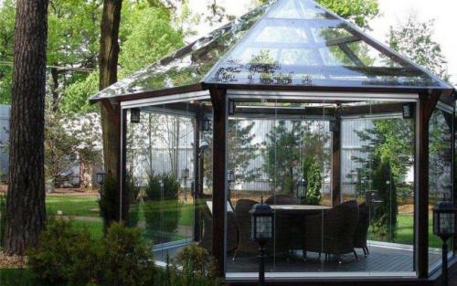 Проекты крытых беседок. Закрытые беседки: идеи обустройства и варианты дизайна. 130 фото лучших вариантов беседок и нюансы их применения в ландшафтном дизайне