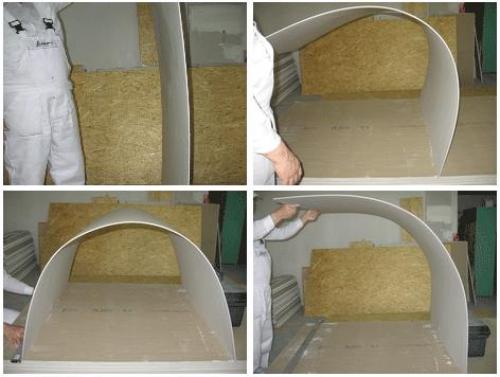 Арка из гипсокартона каркас. Какой гипсокартон выбрать и как его гнуть