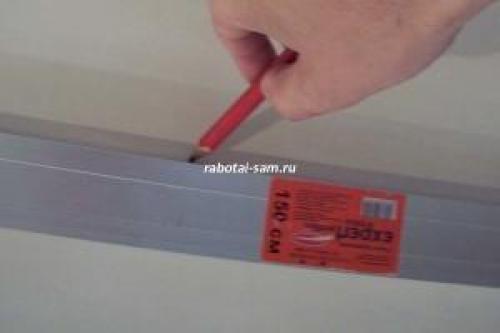 Как сделать каркас под гипсокартон на потолке. Виды профилей 17 Как сделать каркас под гипсокартон на потолке. Виды профилей 17