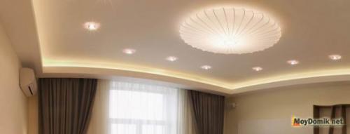 Как сделать каркас под гипсокартон на потолке. Виды профилей 01