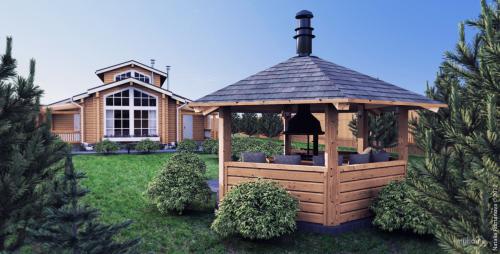 Дачная беседка из подручных материалов своими руками. Беседки из подручных материалов 04 Дачная беседка из подручных материалов своими руками. Беседки из подручных материалов 04