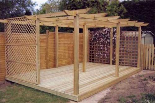 Бюджетный полы в беседке. Особенности устройства пола