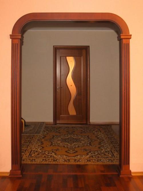 Красивые арки между кухней и комнатой. Дизайн арки между кухней и гостиной фото