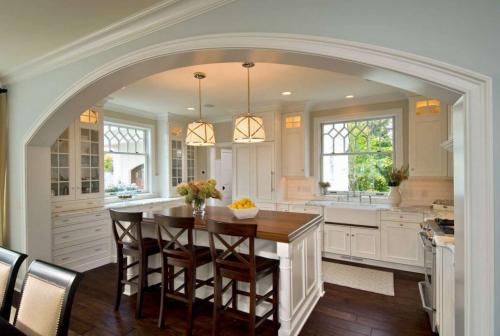 Межкомнатная арка в интерьере на кухне. Особенности