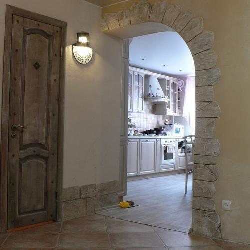 Арка на кухню вместо двери. Выбираем тип арки на кухню