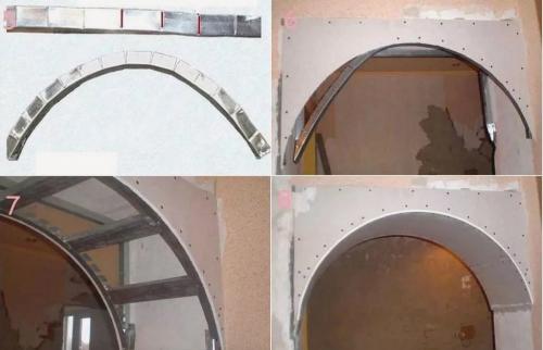 Арки из гипсокартона на кухне. Как оформить своими руками