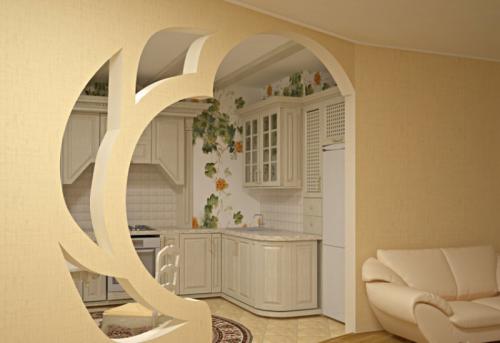 Арка на кухню вместо двери. Выбираем тип арки на кухню