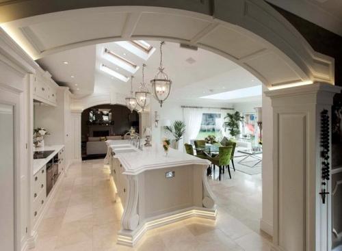 Арка вместо двери на кухню. Выбираем тип арки на кухню