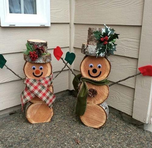 Поделки из дерева своими руками для сада. Делаем зверушек из спилов бревен