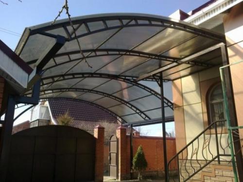 Материал для навеса во дворе. Выбор материала для навеса