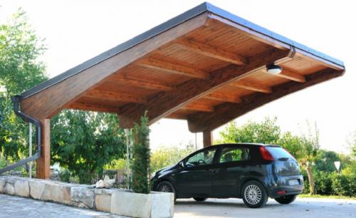 Арочный навес для машины из поликарбоната в Москве и области. Арочные навесы 07