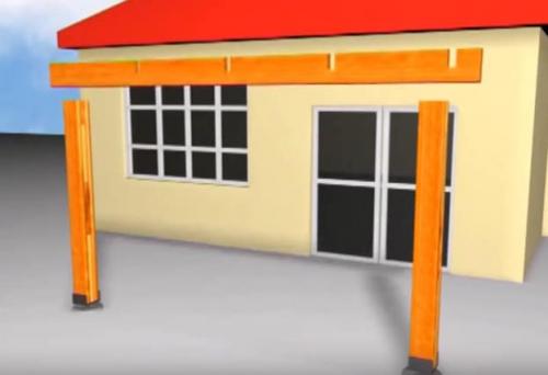 Козырек над дверью своими руками. Как построить навес над крыльцом своими руками