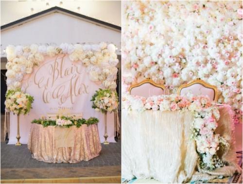 Оформление свадьбы бумажными цветами 16