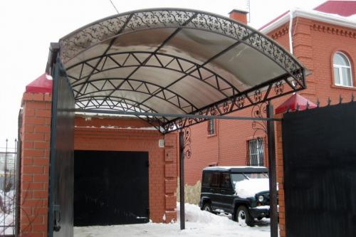 Навес к дому из поликарбоната. Навесы из поликарбоната — самостоятельное изготовление и особенности проектирования (100 фото)