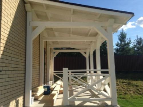 Деревянный навес из поликарбоната своими руками. Виды навесов 12 Деревянный навес из поликарбоната своими руками. Виды навесов 12