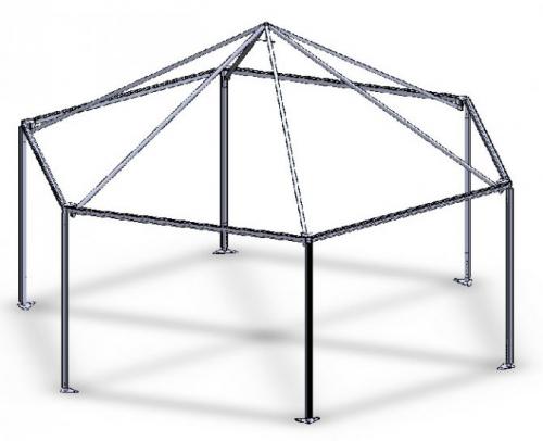 Навес из металлопрофиля своими руками. Типы навесных строений