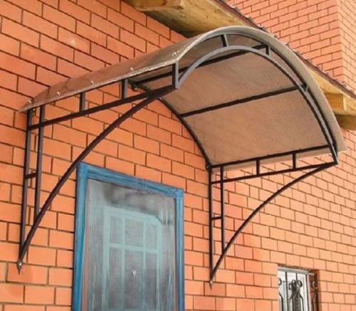 Навес из металлопрофиля своими руками. Типы навесных строений