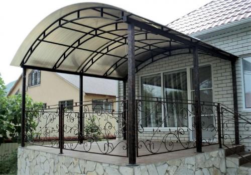 Навесы из поликарбоната для дачи. Навесы из поликарбоната — самостоятельное изготовление и особенности проектирования (100 фото)