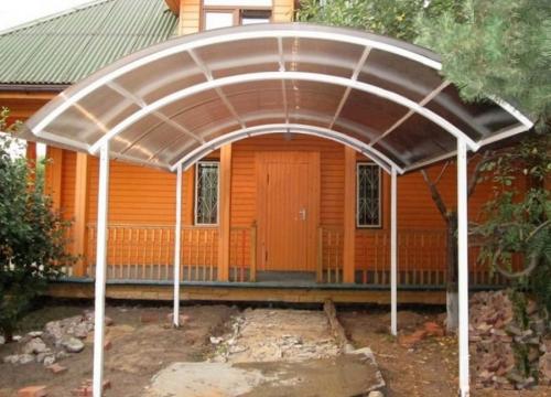 Навесы из поликарбоната для дачи. Навесы из поликарбоната — самостоятельное изготовление и особенности проектирования (100 фото)