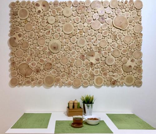 Картина из реек своими руками. Модерн 21