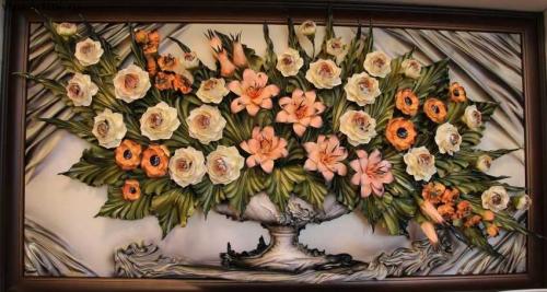 Панно на стену своими руками: советы по изготовлению из пробки, штукатурки, веток, гипса, бисера + видео инструкции