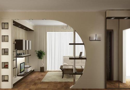 Оформление арки в прихожей. Разнообразие существующих арок