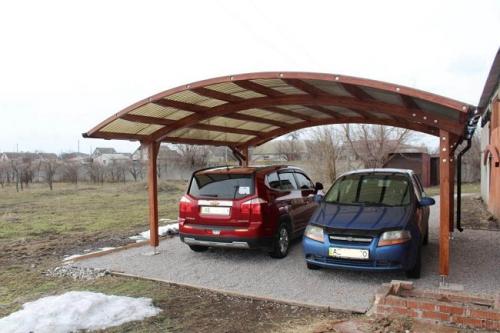 Навесы из поликарбоната для машин. Подготовка проекта