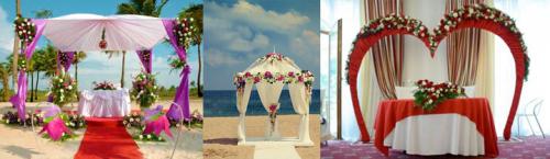 Красивая Арка из цветов на свадьбу. Бумажные фантазии или искусственные цветы свадебных арок 17 Красивая Арка из цветов на свадьбу. Бумажные фантазии или искусственные цветы свадебных арок 17