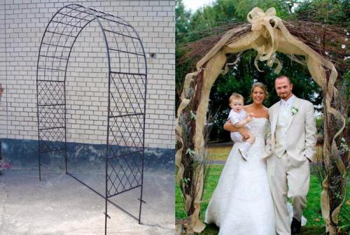 Красивая Арка из цветов на свадьбу. Бумажные фантазии или искусственные цветы свадебных арок 19 Красивая Арка из цветов на свадьбу. Бумажные фантазии или искусственные цветы свадебных арок 19