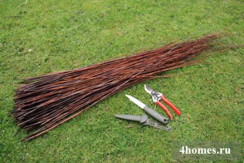 Плетение из лозы для начинающих схемы. (+79 фото) Корзины из лозы и ивы пошаговая инструкция для начинающих