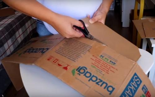 Корзина своими руками из коробки. Как сделать корзину из картонной коробки